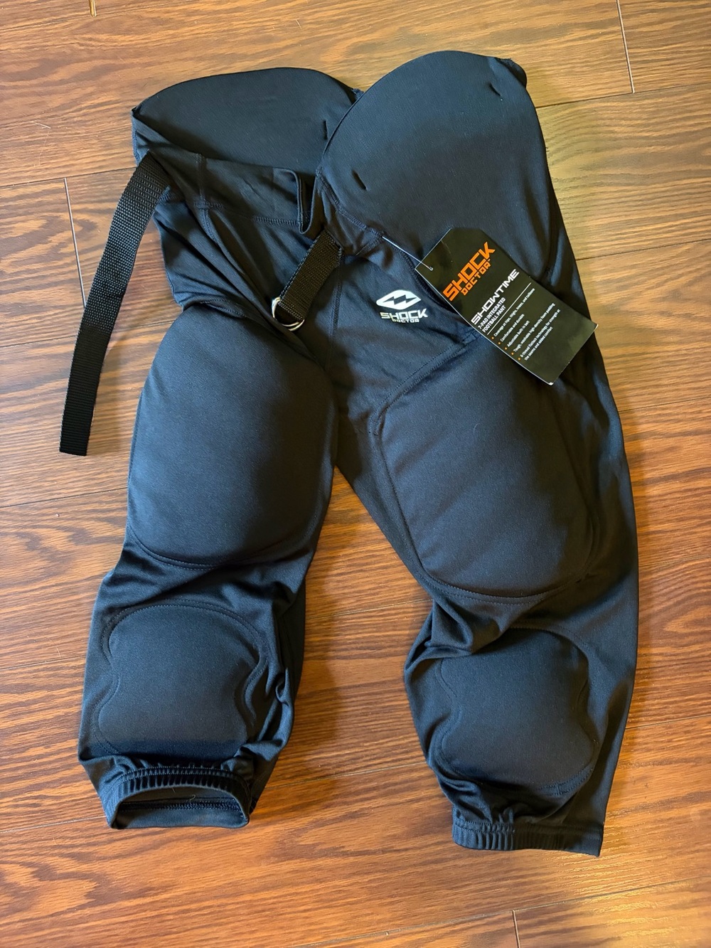Mens shock doctor Black Padded football pant